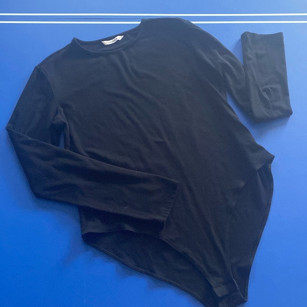 Black Body suit Long sleeved XL